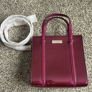 Kate Spade Burgundy Tote Bag